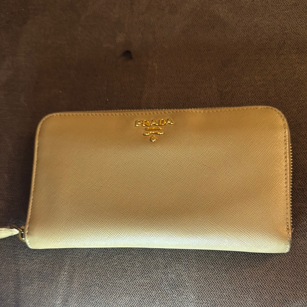 Prada Tan  Women's Wallet
